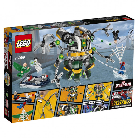 Конструктор LEGO Super Heroes 76059 Человек-паук: в ловушке Доктора Осьминога в Сургуте