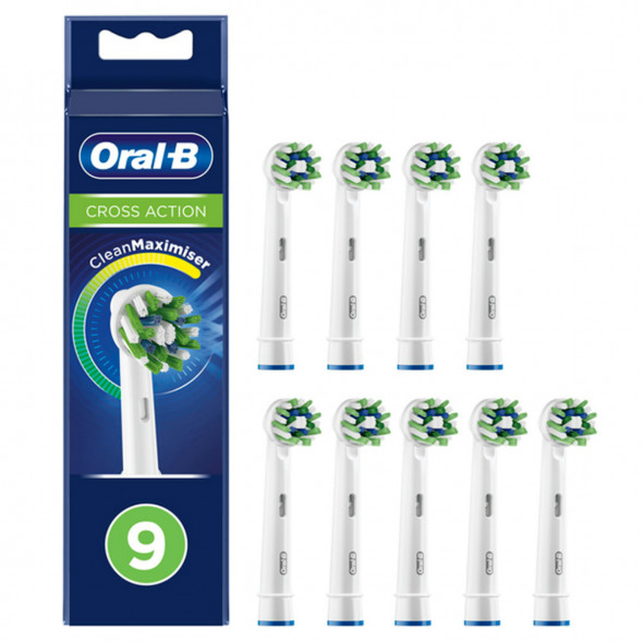 Насадки на зубные щетки Oral-B Cross Action, 9 шт. в Сургуте
