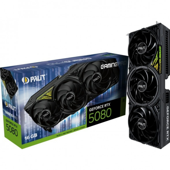 Видеокарта NVIDIA GeForce RTX 5080 Palit GamingPro V1 16GB (NE75080019T2-GB2031Y) в Сургуте