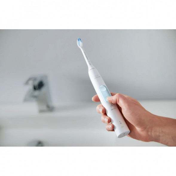 Электрическая звуковая зубная щетка Philips Sonicare ProtectiveClean 4500, White в Сургуте
