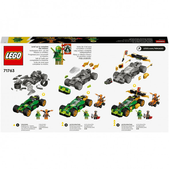 Конструктор LEGO Ninjago 71763 Гоночный автомобиль ЭВО Ллойда в Сургуте