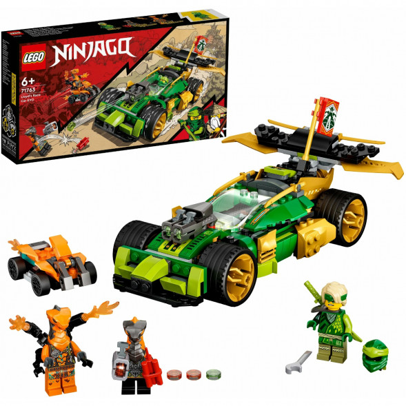 Конструктор LEGO Ninjago 71763 Гоночный автомобиль ЭВО Ллойда в Сургуте
