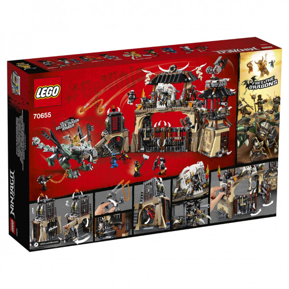 Конструктор LEGO Ninjago 70655 Пещера драконов в Сургуте
