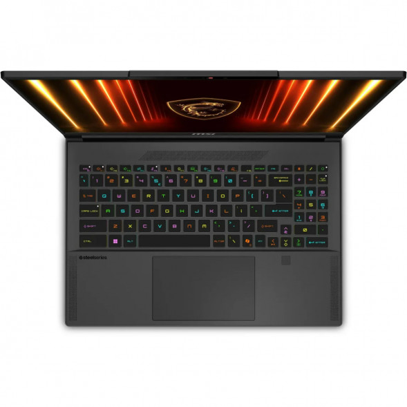 Ноутбук игровой MSI Stealth 16 AI A2HWFG-086XRU (16&amp;quot;, Intel Core Ultra 7, 32ГБ, 1ТБ SSD, RTX 5060, FreeDOS), черный в Сургуте