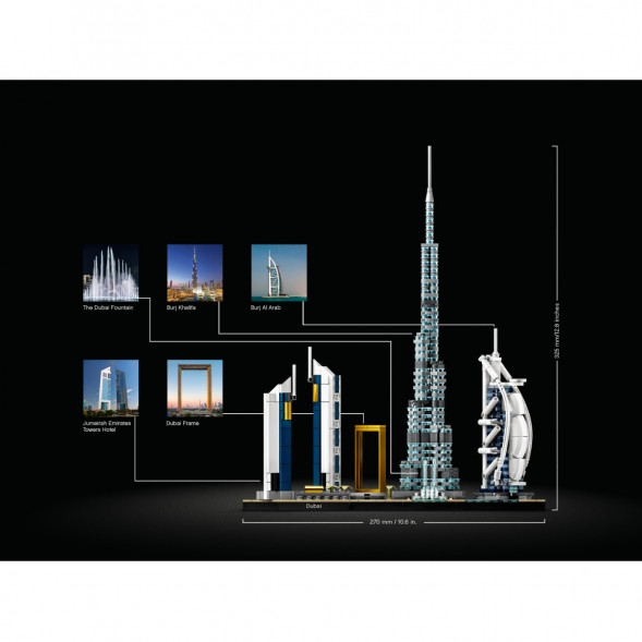Конструктор LEGO Architecture 21052 Дубай в Сургуте
