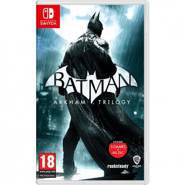 Игра Batman: Arkham Trilogy [Nintendo Switch, русские субтитры] в Сургуте