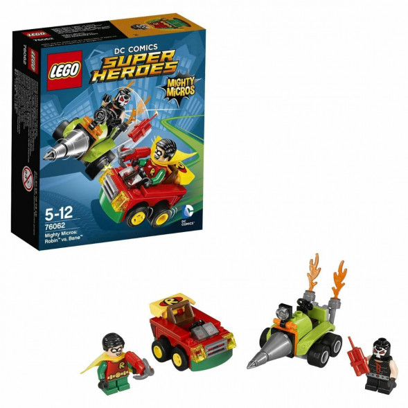Конструктор LEGO Super Heroes 76062 Робин против Бэйна в Сургуте