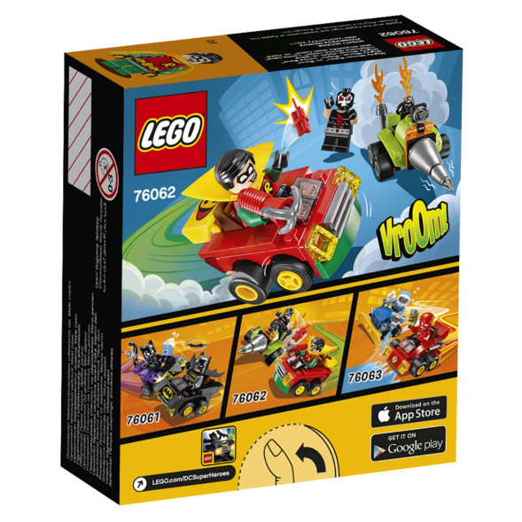 Конструктор LEGO Super Heroes 76062 Робин против Бэйна в Сургуте