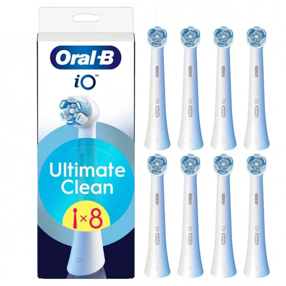 Сменные насадки Oral-B iO Series Ultimate Clean 360, 8 шт., белый в Сургуте