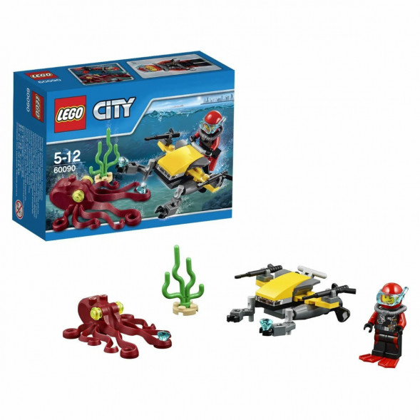 Конструктор LEGO City Deep Sea Explorers 60090 Глубоководный скутер в Сургуте