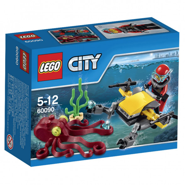 Конструктор LEGO City Deep Sea Explorers 60090 Глубоководный скутер в Сургуте