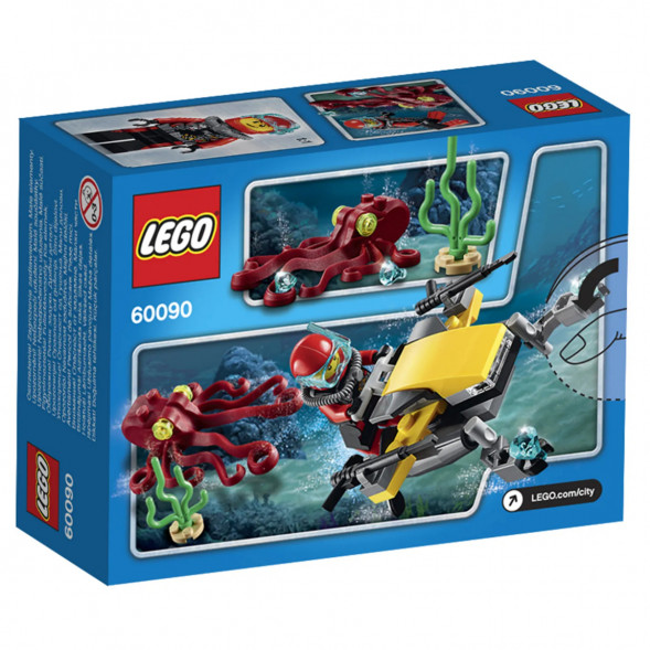 Конструктор LEGO City Deep Sea Explorers 60090 Глубоководный скутер в Сургуте