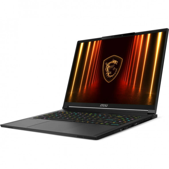 Ноутбук MSI Stealth A16 AI+ A3HWHG-239XRU (16&amp;quot;, OLED, AMD Ryzen AI 9 365 2ГГц, 10 ядер, 32ГБ LPDDR5x, 1ТБ SSD, NVIDIA GeForce RTX 5070 Ti, без ОС), черный в Сургуте