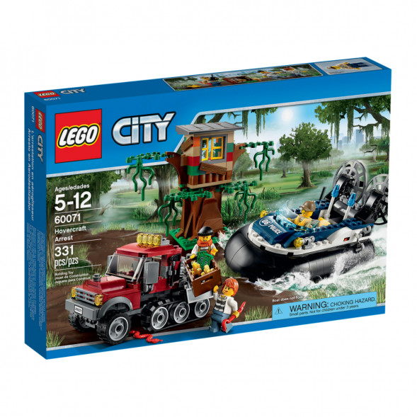 Конструктор LEGO City 60071 Полицейский корабль на воздушной подушке в Сургуте
