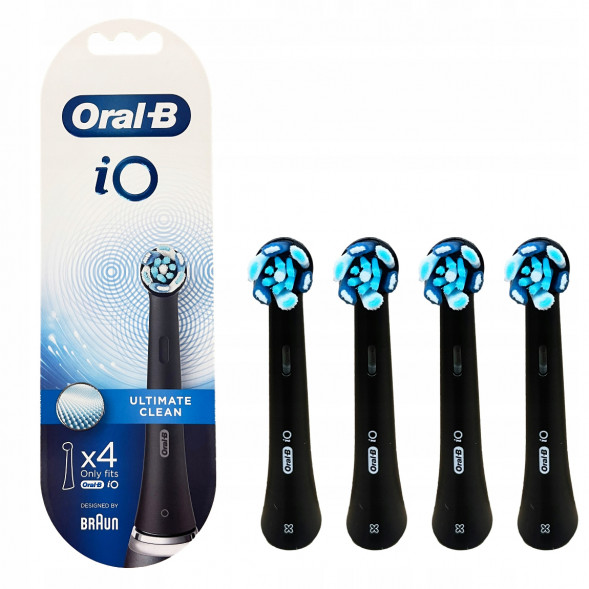 Насадка для электрической зубной щетки Oral-B iO Ultimate Clean Black, 4 шт. в Сургуте
