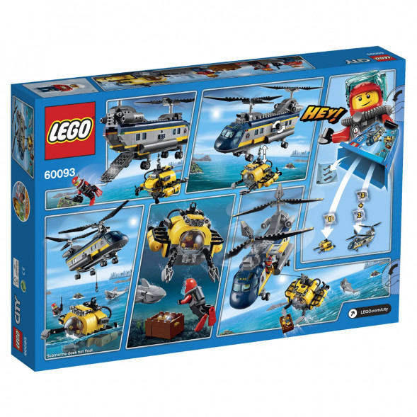 Конструктор LEGO City Deep Sea Explorers 60093 Вертолет исследователей моря в Сургуте