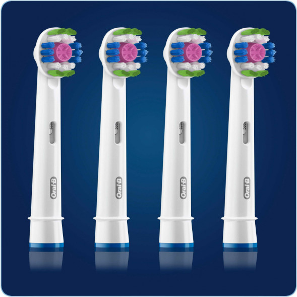 Насадки на зубные щетки Oral-B 3D White, 4 шт. в Сургуте