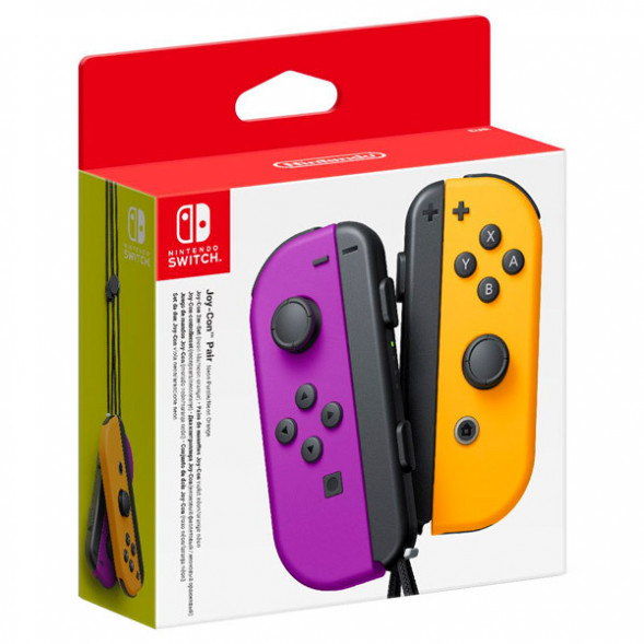 Геймпад Nintendo Switch Joy-Con controllers Duo, фиолетовый/оранжевый в Сургуте