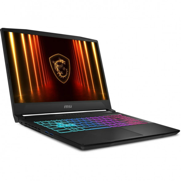 Ноутбук MSI Katana 15 HX B14WFK-1073XRU (15.6&amp;quot;, IPS, Intel Core i7-14650HX 2.2ГГц, 16 ядер, 16ГБ DDR5, 512ГБ SSD, NVIDIA GeForce RTX 5060 - 8 ГБ, без ОС), черный в Сургуте