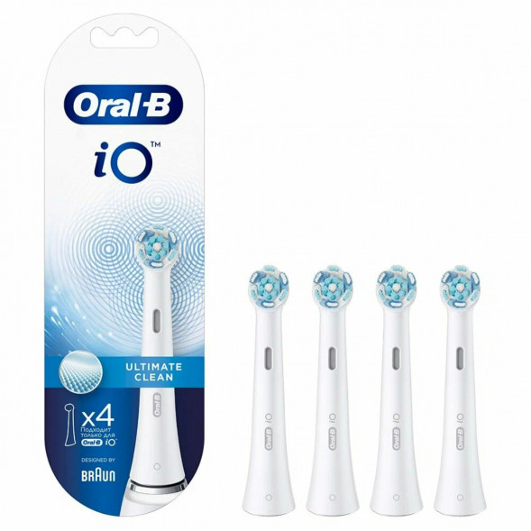 Насадка для электрической зубной щетки Oral-B iO Ultimate Clean White, 4 шт. в Сургуте