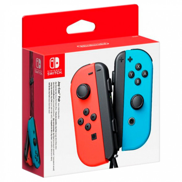 Геймпад Nintendo Switch Joy-Con controllers Duo, красный/синий в Сургуте