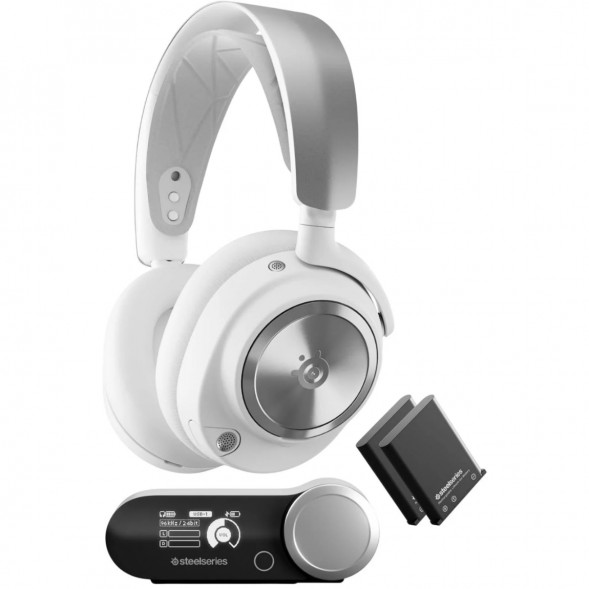 Наушники SteelSeries Arctis Nova Pro Wireless, белый в Сургуте