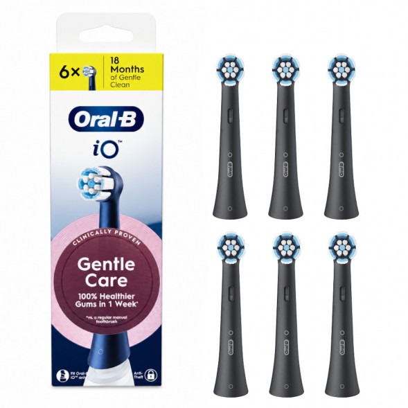 Сменные насадки Oral-B iO Gentle Care, 6 штук в Сургуте