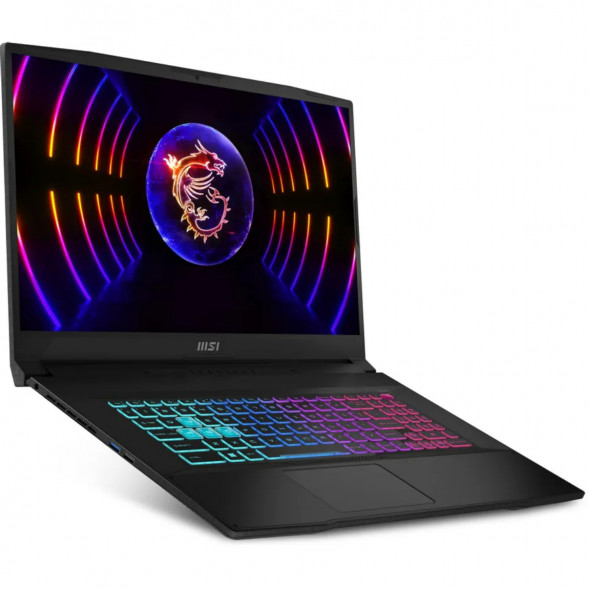 Ноутбук MSI Katana 17 B13VEK-1622XRUY (17.3&amp;quot;, IPS, Intel Core i7 13620H 2.4ГГц, 10 ядер, 16ГБ DDR5, 512ГБ SSD, NVIDIA GeForce RTX 4050 - 6 ГБ, FreeDOS), черный в Сургуте