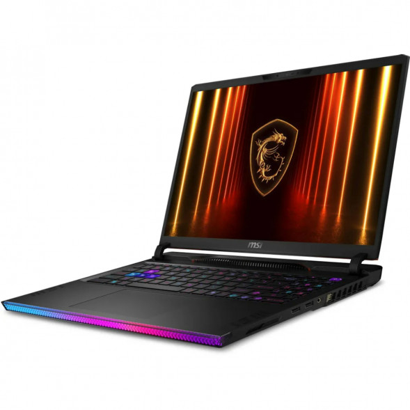 Ноутбук MSI Raider 16 HX AI A2XWHG-814XRU (16&amp;quot;, IPS, Intel Core Ultra 7 255HX 2.4ГГц, 20 ядер, 32ГБ DDR5, 1ТБ SSD, NVIDIA GeForce RTX 5070 Ti 12 ГБ, FreeDOS), черный в Сургуте