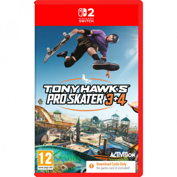 Игра Tony Hawk&amp;#039;s Pro Skater 3+4 (код загрузки) [Nintendo Switch 2, английская версия] в Сургуте
