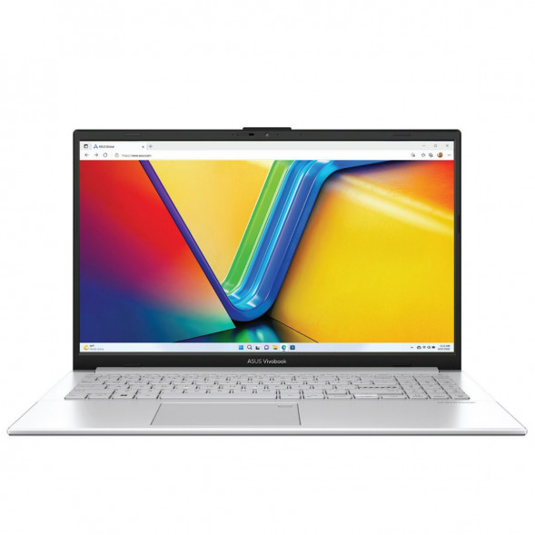Ноутбук ASUS VivoBook Go 15 E1504FA-BQ5029 (15.6&amp;quot;, AMD Ryzen 5 40, 2.8 GHz, 4 ядра, 8 ГБ DDR5, 512 ГБ SSD, AMD Radeon 610M, Windows 11 Professional), серебристый в Сургуте