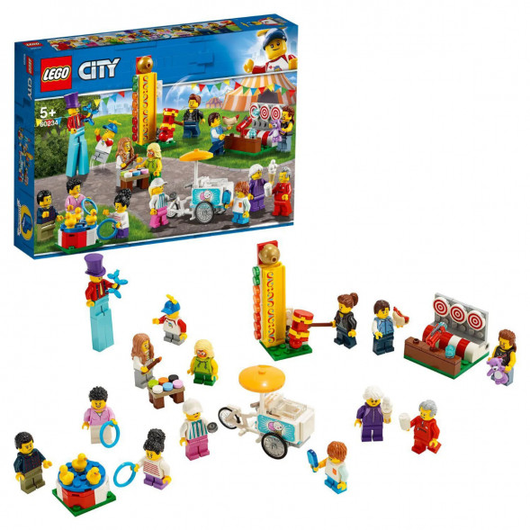 Конструктор LEGO City Town 60234 Комплект минифигурок Весёлая ярмарка в Сургуте
