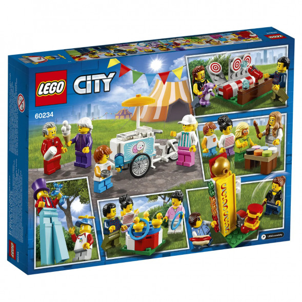 Конструктор LEGO City Town 60234 Комплект минифигурок Весёлая ярмарка в Сургуте