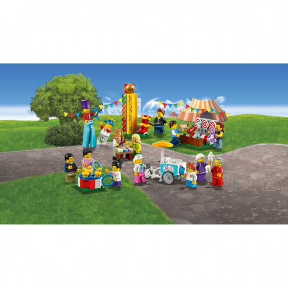Конструктор LEGO City Town 60234 Комплект минифигурок Весёлая ярмарка в Сургуте