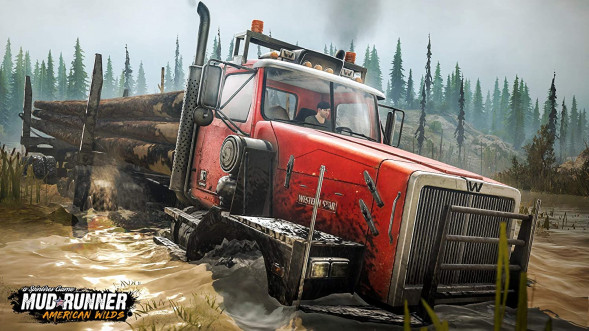 Игра Spintires: MudRunner American Wilds [Nintendo Switch, русские субтитры] в Сургуте