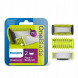 Сменные лезвия Philips OneBlade 2 шт. + 1 шт. Body kit QP620/50 в Сургуте
