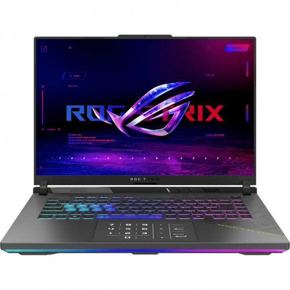 Ноутбук ASUS ROG Strix G16 G614PP-TS207 (16&amp;quot;, IPS, AMD Ryzen 9 8940HX 2.4ГГц, 16 ядер, 32ГБ DDR5, 512ГБ SSD, NVIDIA GeForce RTX 5070 8 ГБ, без ОС), серый в Сургуте