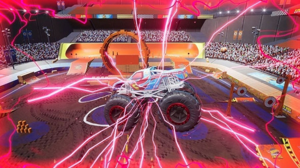 Игра Hot Wheels Monster Trucks: Stunt Mayhem [PS4, английская версия] в Сургуте