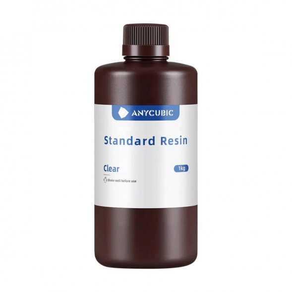 Фотополимерная смола Anycubic Standard Resin для 3D принтера Прозрачная (Clear), 1 кг в Сургуте