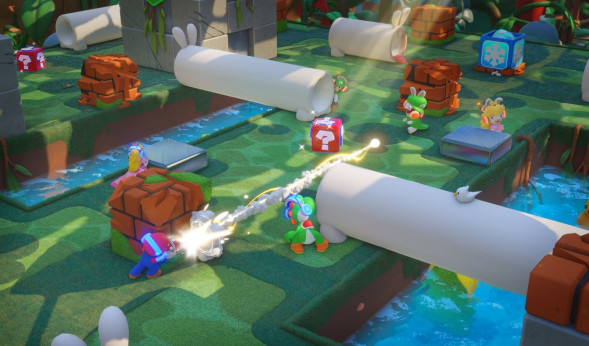 Игра Mario Rabbids: Kingdom Battle. Gold Edition [Nintendo Switch, английская версия] в Сургуте