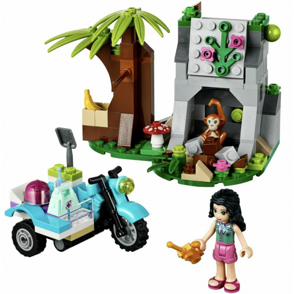 Конструктор LEGO Friends 41032 Джунгли: Мотоцикл скорой помощи в Сургуте