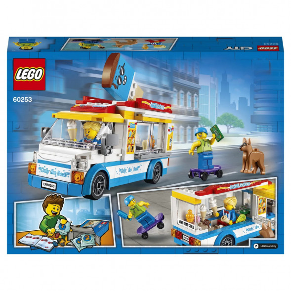 Конструктор LEGO City Great Vehicles 60253 Грузовик мороженщика в Сургуте