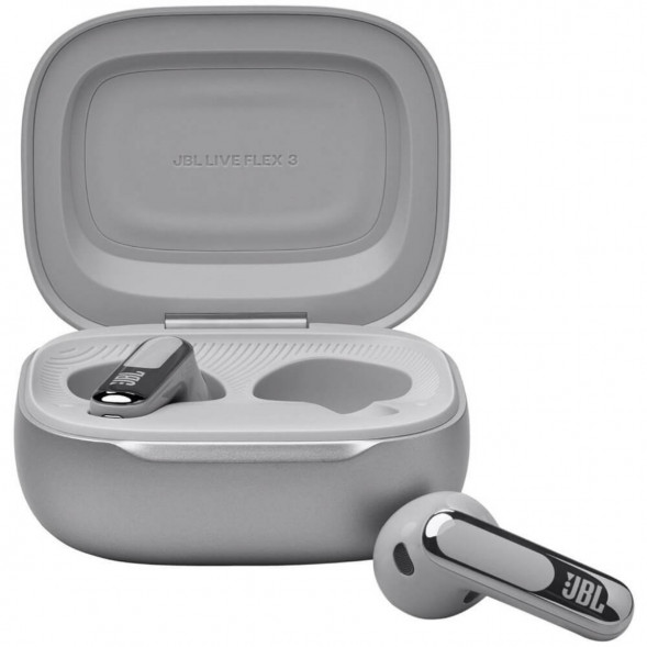 Беспроводные наушники JBL Live Flex 3, Silver в Сургуте