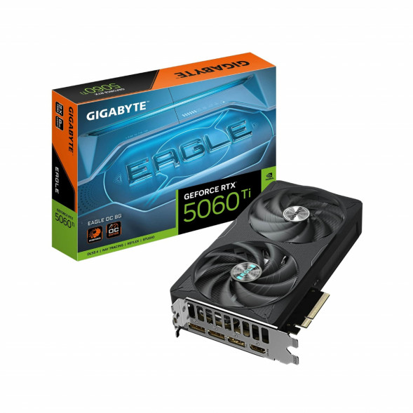 Видеокарта GIGABYTE GeForce RTX 5060 TI EAGLE OC 8G (GV-N506TEAGLE OC-8GD) в Сургуте