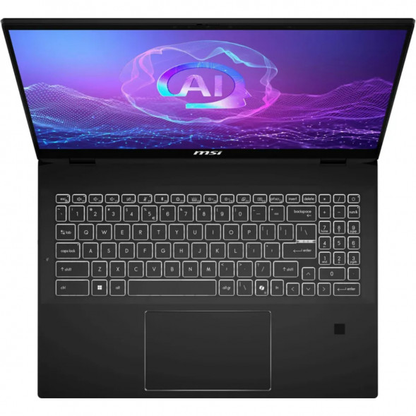 Ноутбук трансформер MSI Summit 16 AI Evo A2HMTG-057RU (16&amp;quot;, IPS, Intel Core Ultra 7 255H 2ГГц, 16 ядер, 16ГБ LPDDR5, 1ТБ SSD, Intel Arc 140T, Windows 11 Home), черный в Сургуте