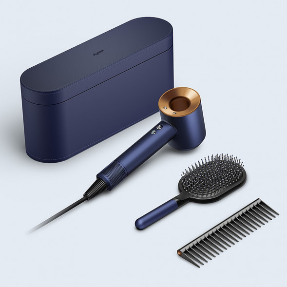 Фен Dyson Supersonic HD07 с набором расчесок, синий/медный в Сургуте