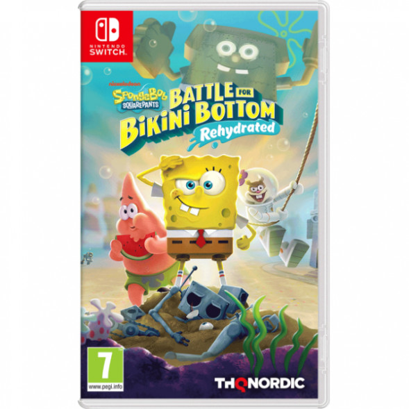Игра SpongeBob SquarePants: Battle for Bikini Bottom - Rehydrated [Nintendo Switch, русские субтитры] в Сургуте