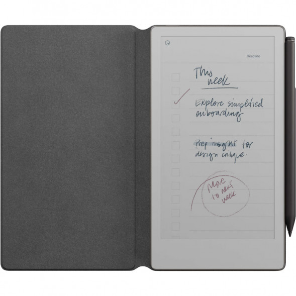 Графический планшет reMarkable Paper Pro Move + Стилус MarkerPlus + Чехол BookFolio Premium Leather, Black в Сургуте