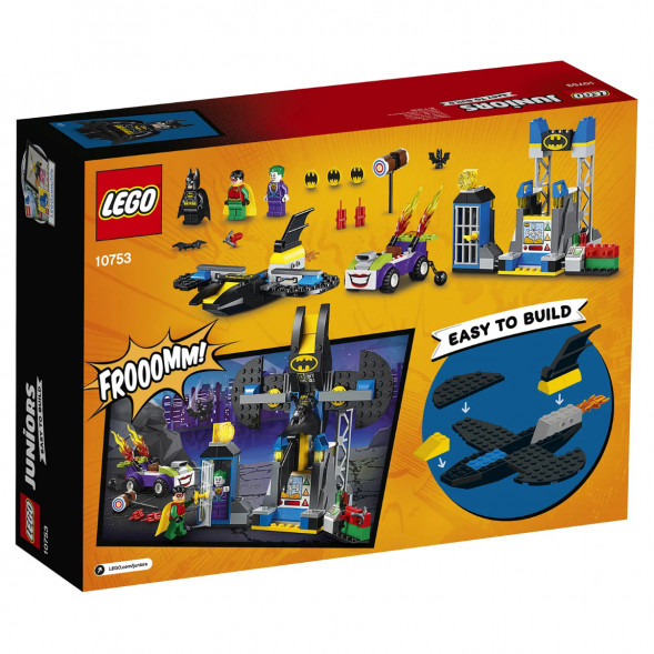 Конструктор LEGO Juniors 10753 Нападение Джокера на Бэтпещеру в Сургуте