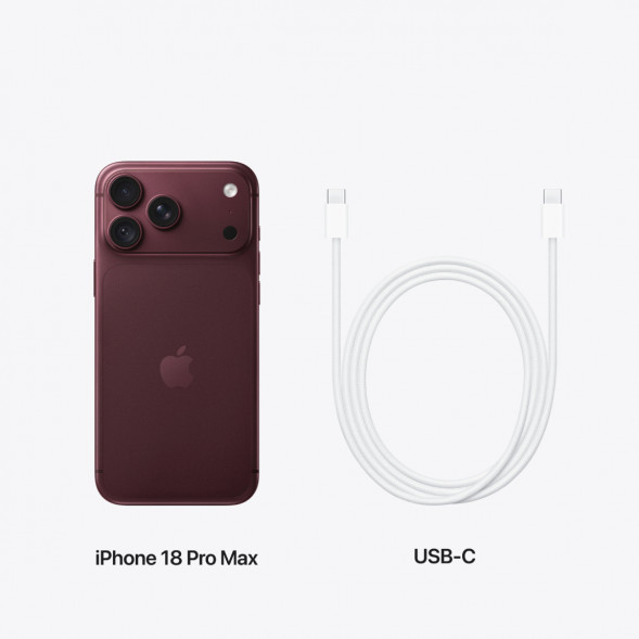Смартфон Apple iPhone 18 Pro Max 2TB (eSIM), Burgundy в Сургуте